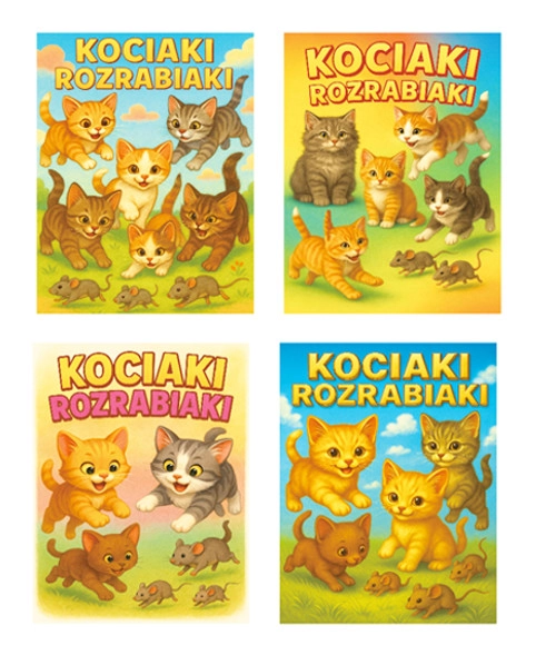 Dárková taška M s motivem koček