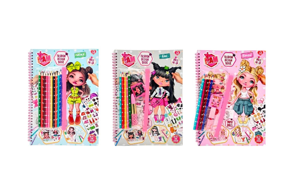 módní designová kniha i am – kreativní styling pro panenky