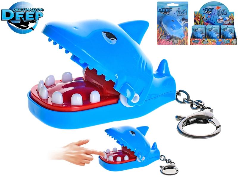 Klíčenka se žraločí hrou 8 cm