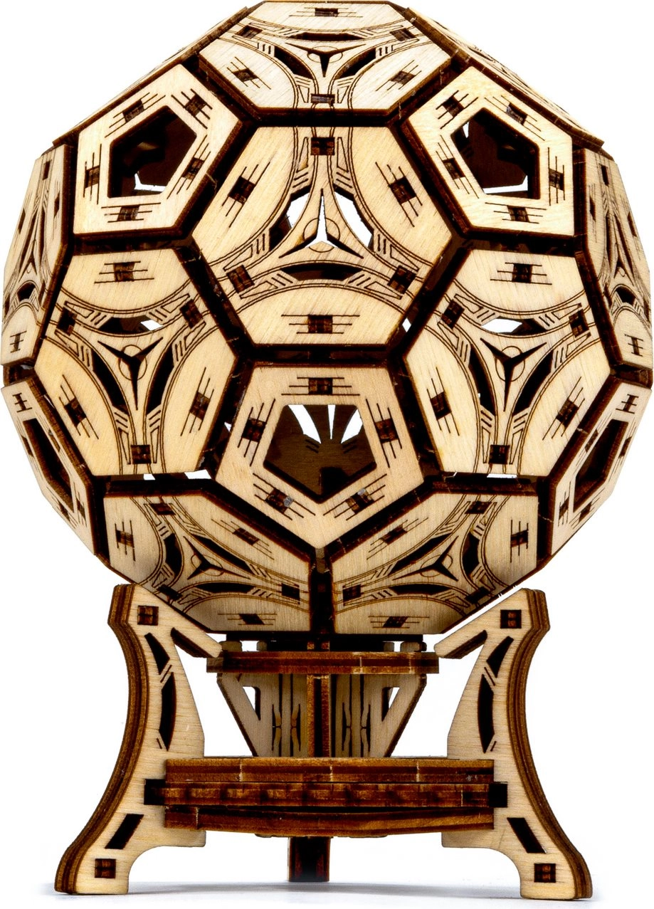 Levně WOODEN CITY 3D puzzle Multifunkční organizér - Fotbalový míč 175 ks