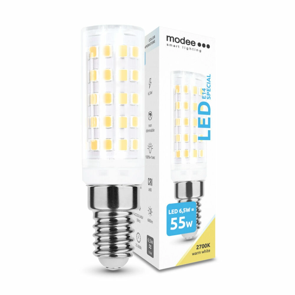 LED žárovka Modee Special Ceramic 6,5 W E14, 680 lm, teplá bílá
