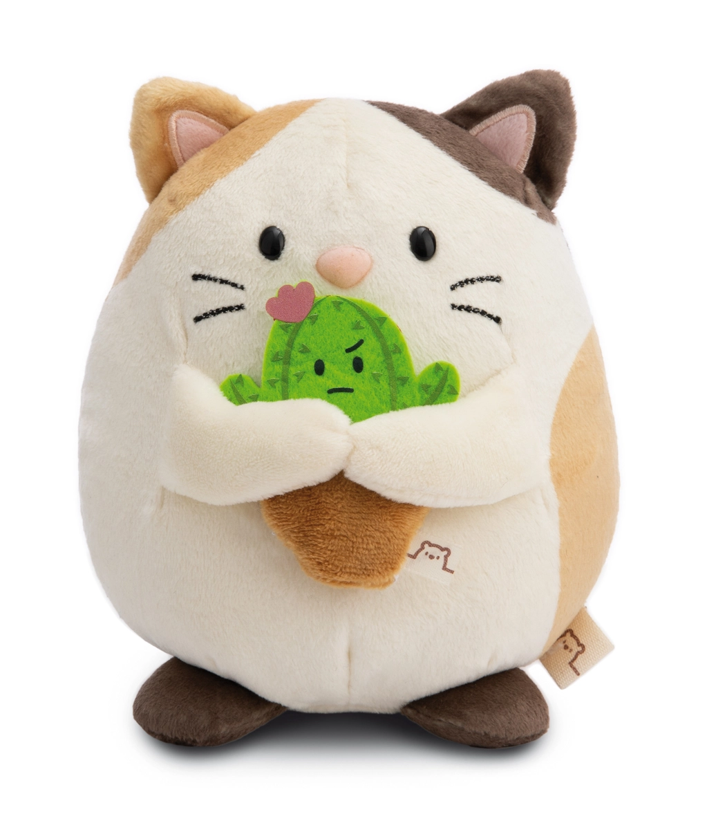 Levně NICI MyMochi Kočička Angy s kaktusem v dárkovém balení 16 cm