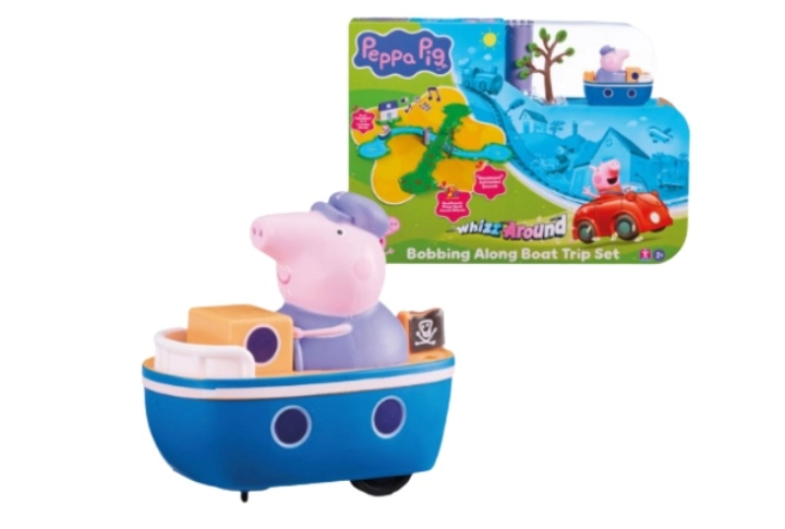 EPEE Peppa Pig herní sada s houpající se loďkou