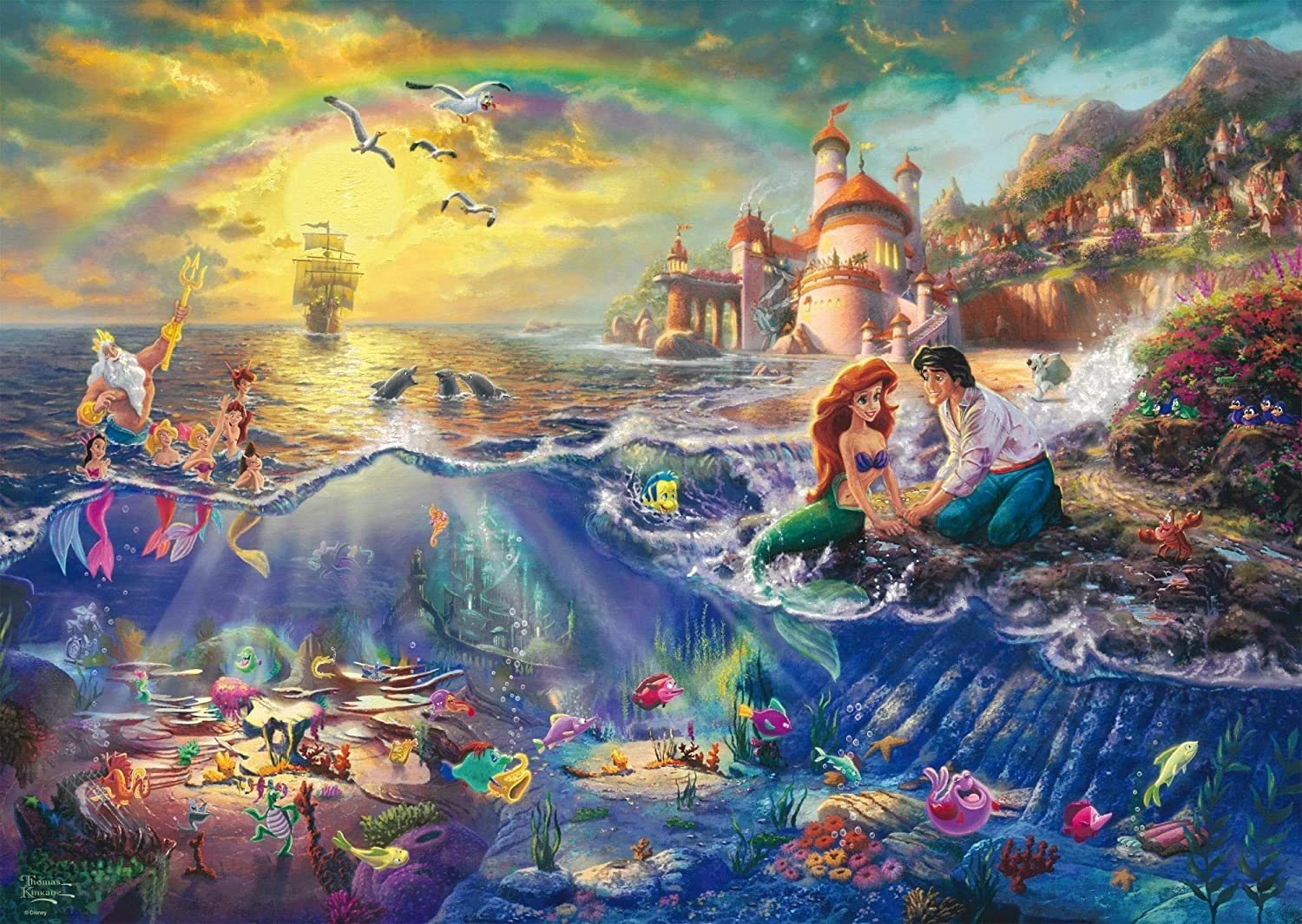 Levně Schmidt puzzle Malá mořská víla ARIEL 1000 dílků