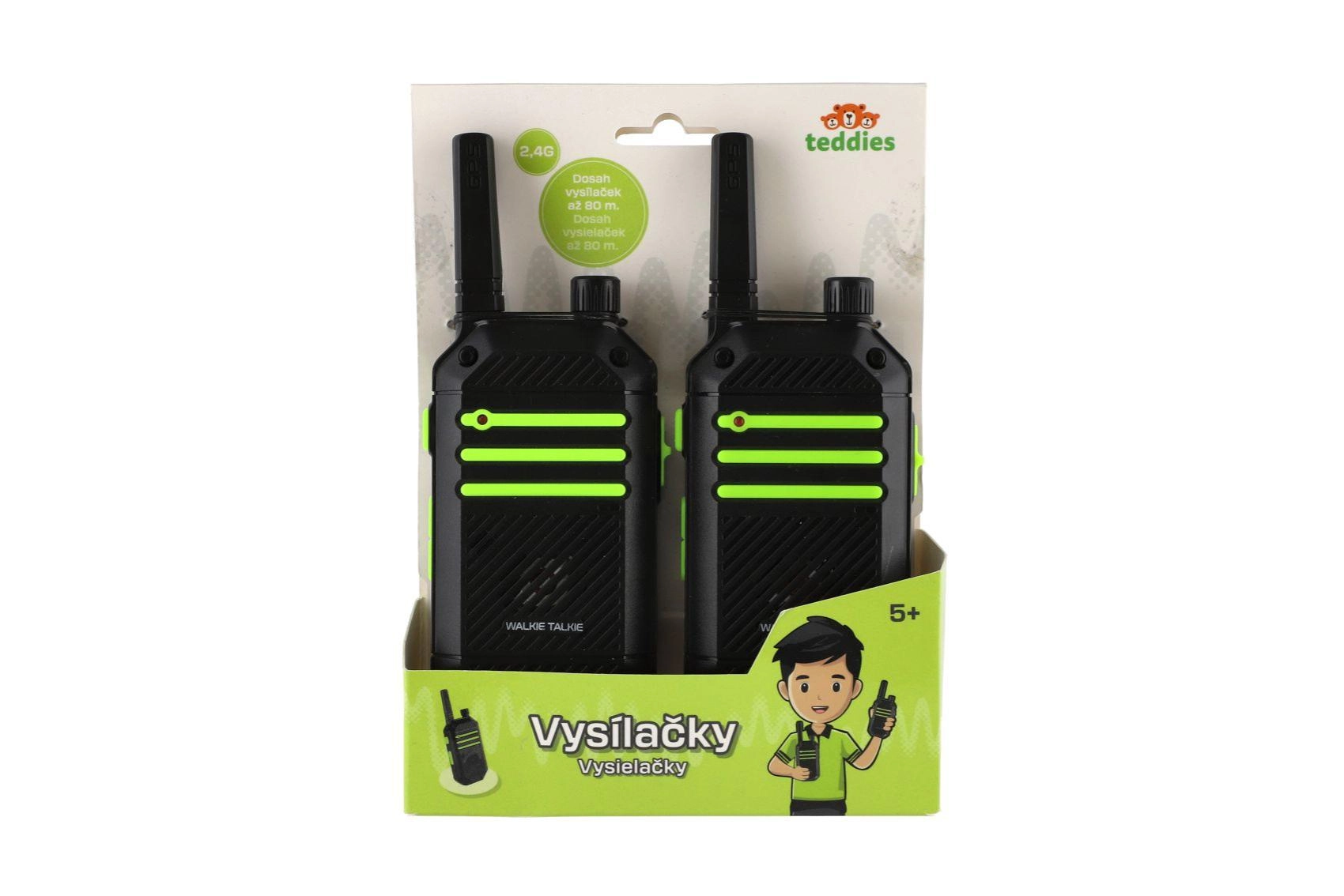 Dětské vysílačky Walkie-Talkie 2,4 GHz s dosahem 80 metrů