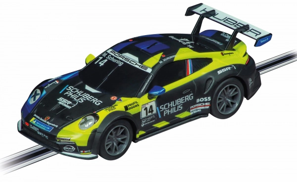 auto pro autodráhu porsche 911 gt3 cup (992) huber racing č. 14 1:43