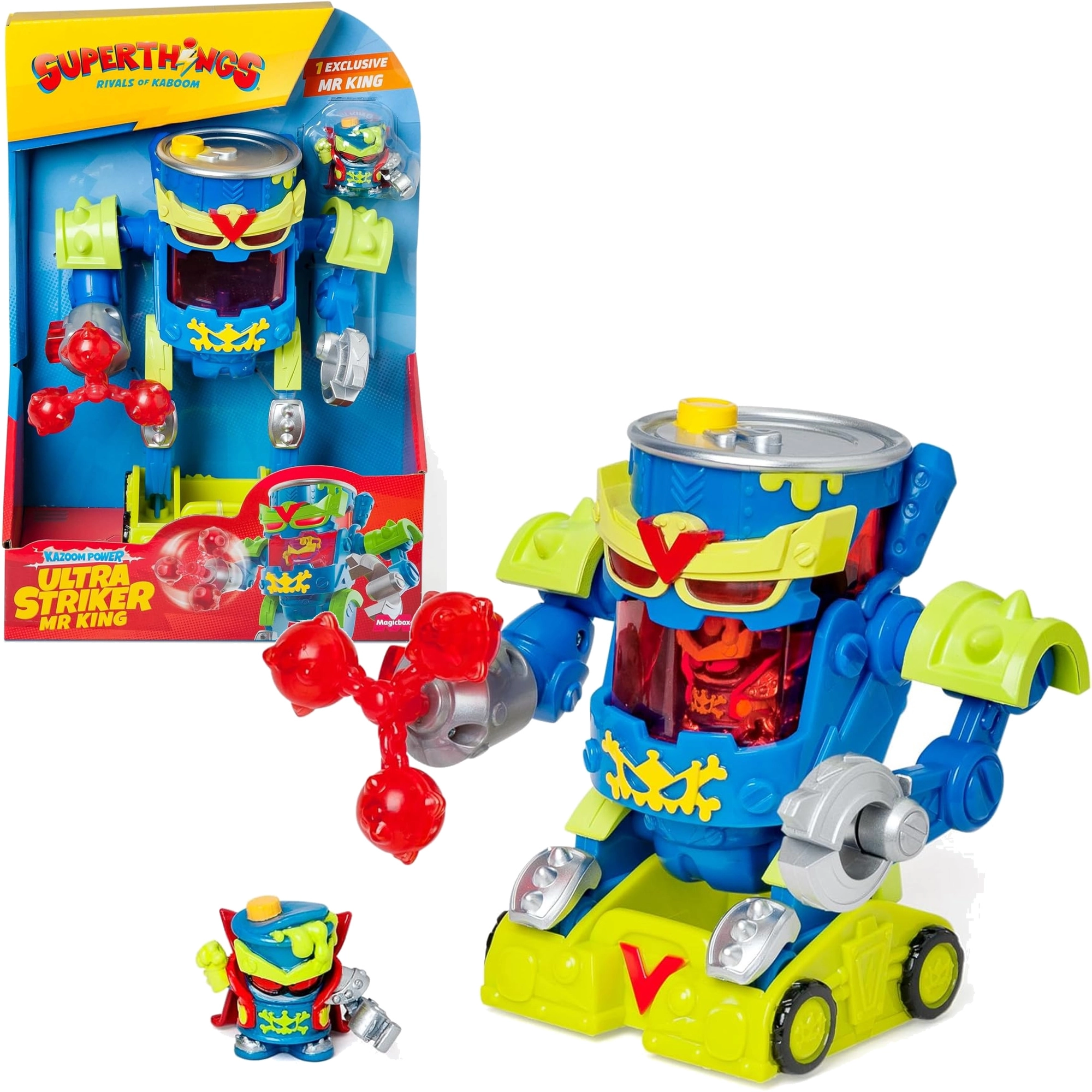SuperThings ultra striker Mr King robot s figurkou