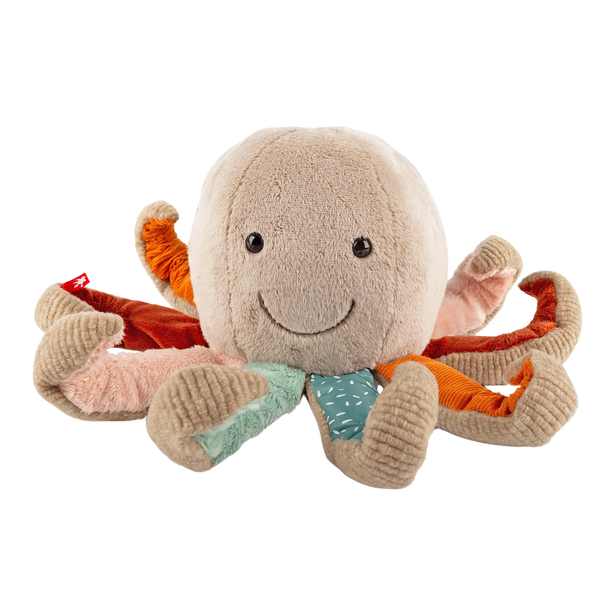 Sigikid první plyšová chobotnice patchwork 26 cm