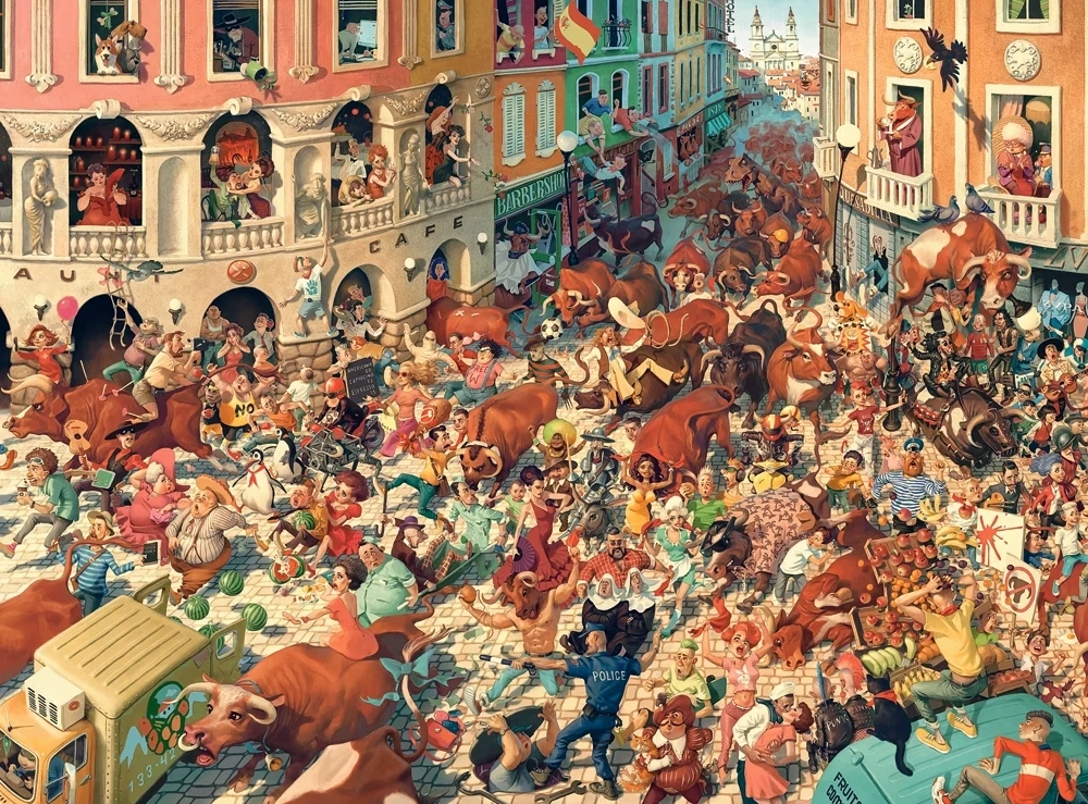 Castorland Býčí zápas v Pamploně 3000 dílků