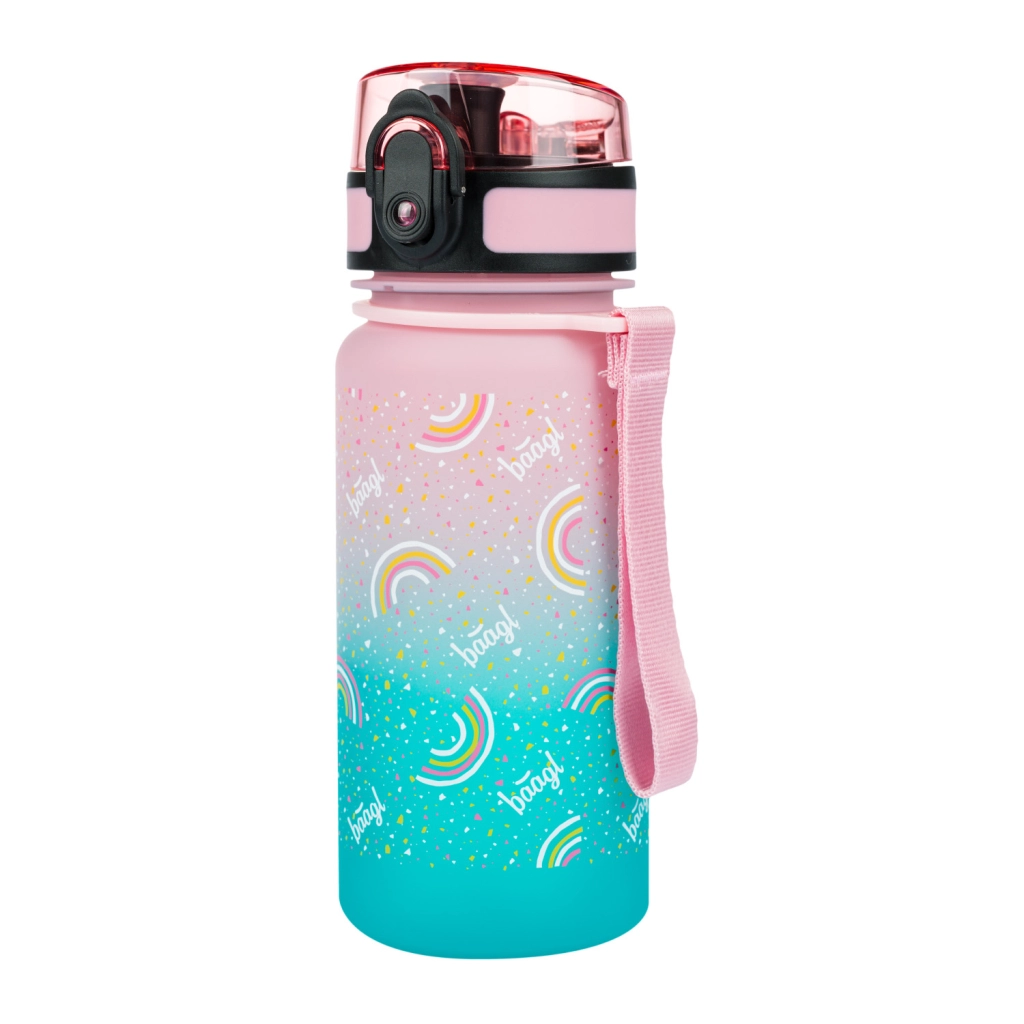 Levně Baagl tritanová láhev na pití Gradient Duha 350 ml