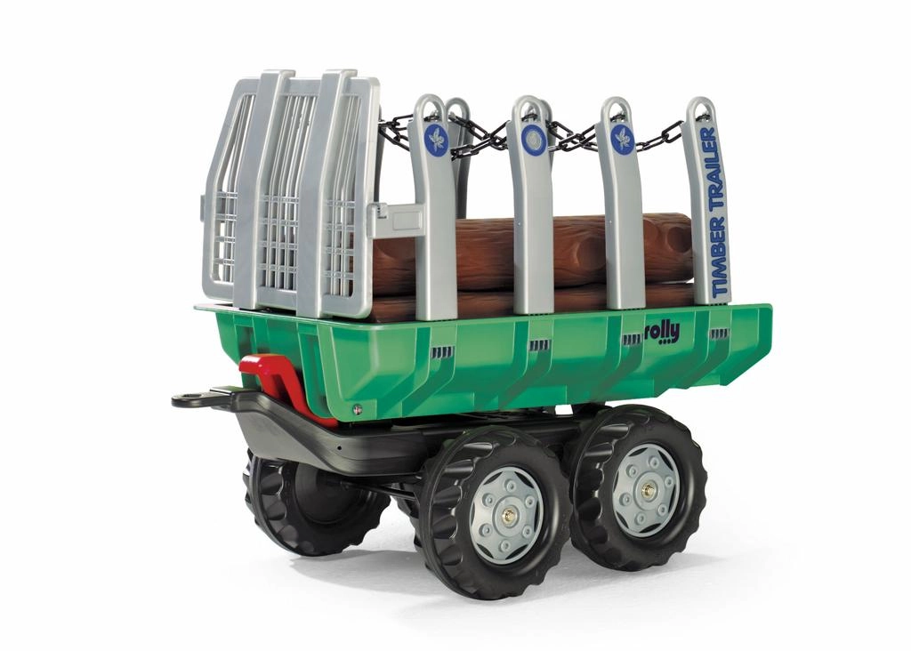 Vlečka s kládami Timber Trailer 2-osá-zelená