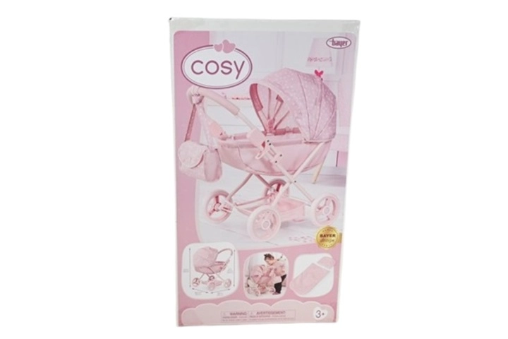Bayer Design PramCosy růžový kočárek pro panenky
