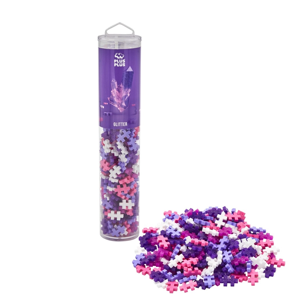 Levně Plus-Plus Glitter mix 240 ks Tuba