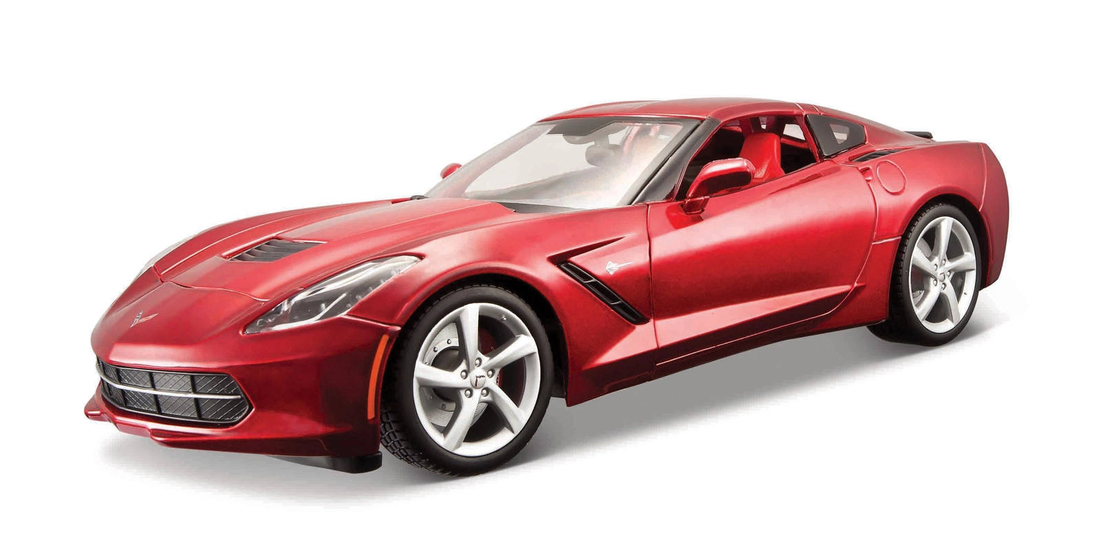 Maisto Corvette Stingray 2014 červený 1:18
