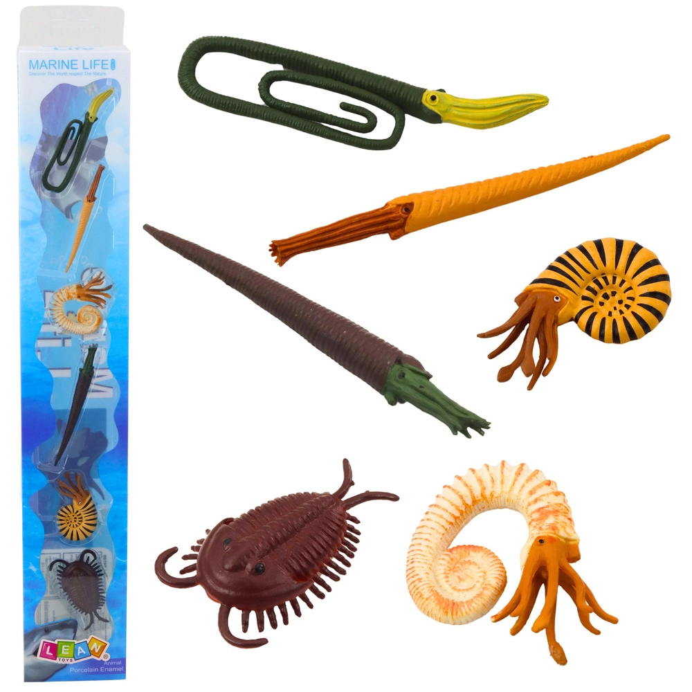 Sada Mini Figurky Prehistorických Mořských Stvoření 6 ks
