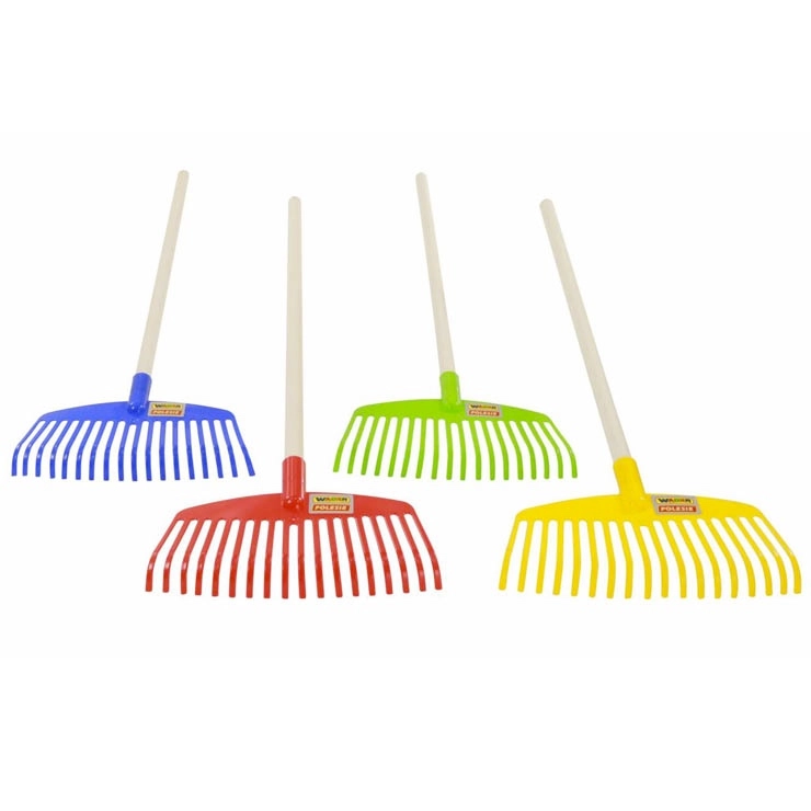 Dětské hrabičky s dřevěnou rukojetí Wader Quality Toys