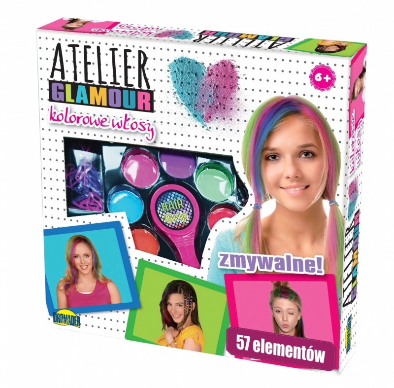 Kosmetická sada Atelier Glamour Barevné vlasy