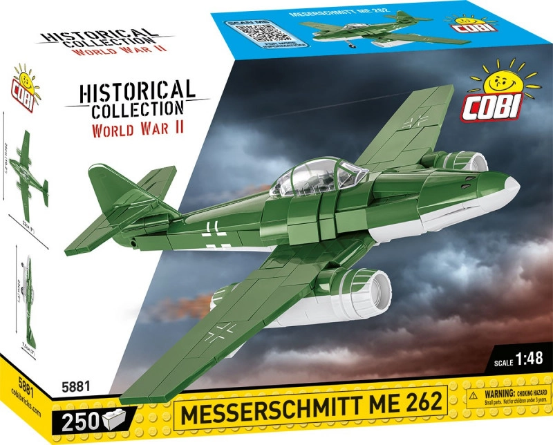 COBI 5881 II WW Messerschmitt ME 262, 1:48, 250 k