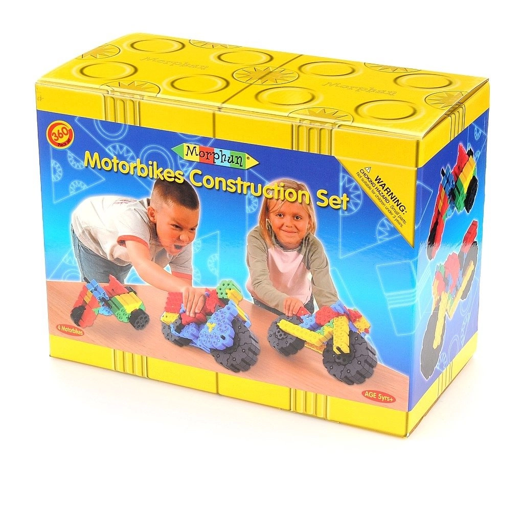 Morphun motorky stavebnice 360 dílků