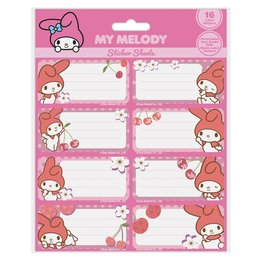 Cinnamoroll jmenovky na sešity