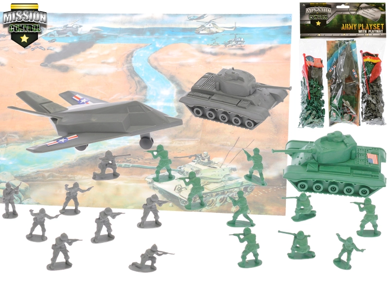 Sada vojáci mini s doplňky 2druhy