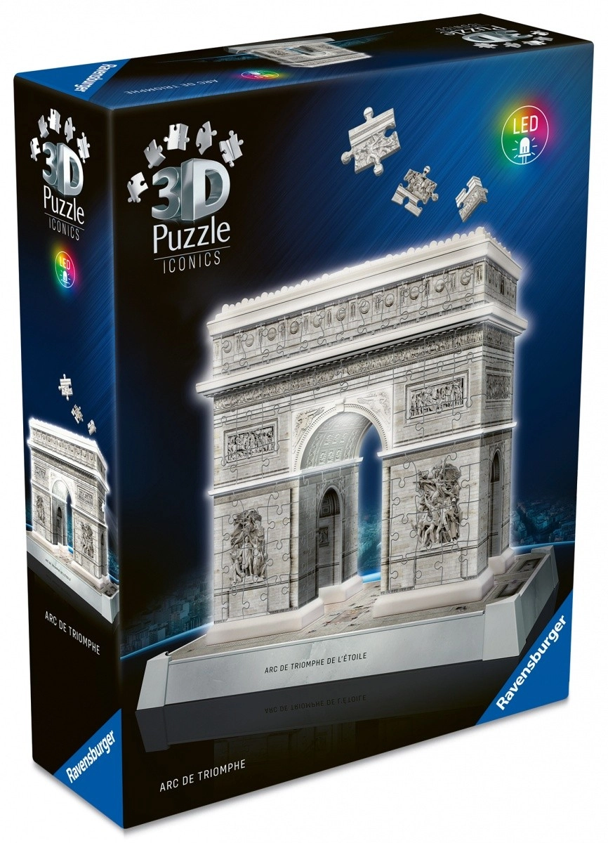 Ravensburger Iconics: Vítězný oblouk (Noční edice)