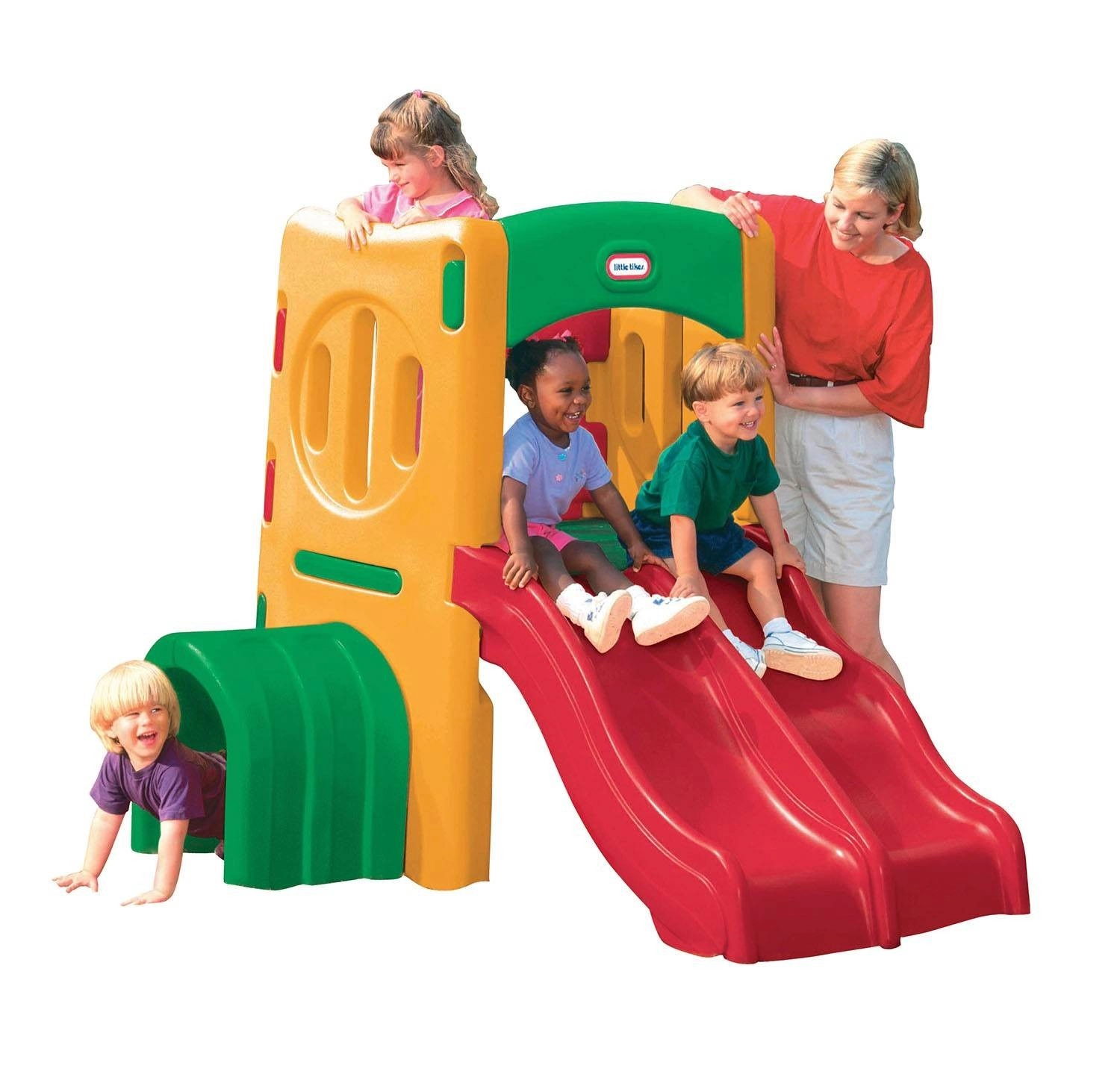 Levně Dětské hřiště s dvojitou skluzavkou little tikes