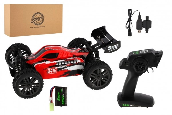 Bonzai Auto RC Buggy Jubatus B416 terénní 4WD červené 2,4GHz RTR 1:14