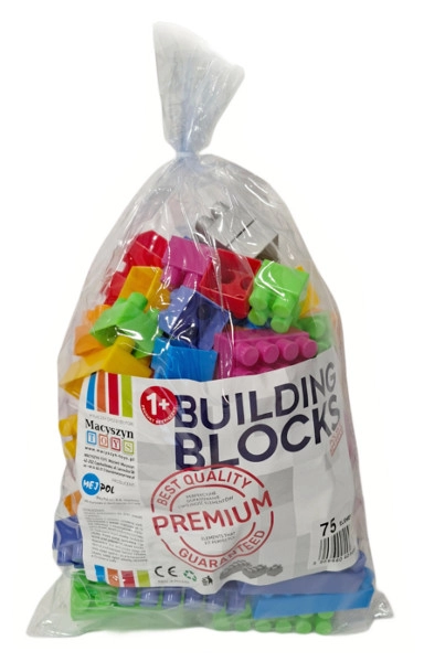 Prémiové stavební kostky 75 ks