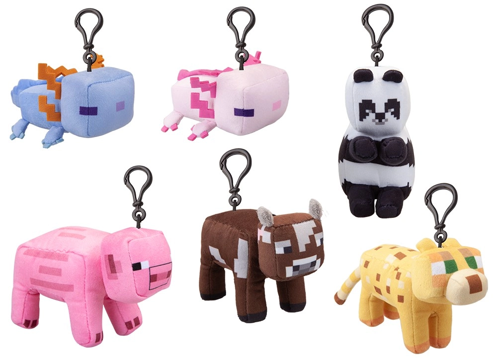 Levně Minecraft plyšové zvířátko s klipem 13 cm