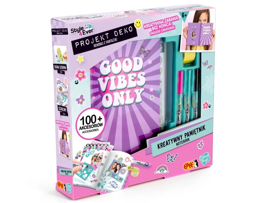 kreativní památník pro scrapbooking pro děti a teenagery