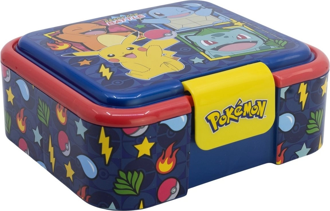 Stor box na svačinu Pokémon modrý tým - 1 kus