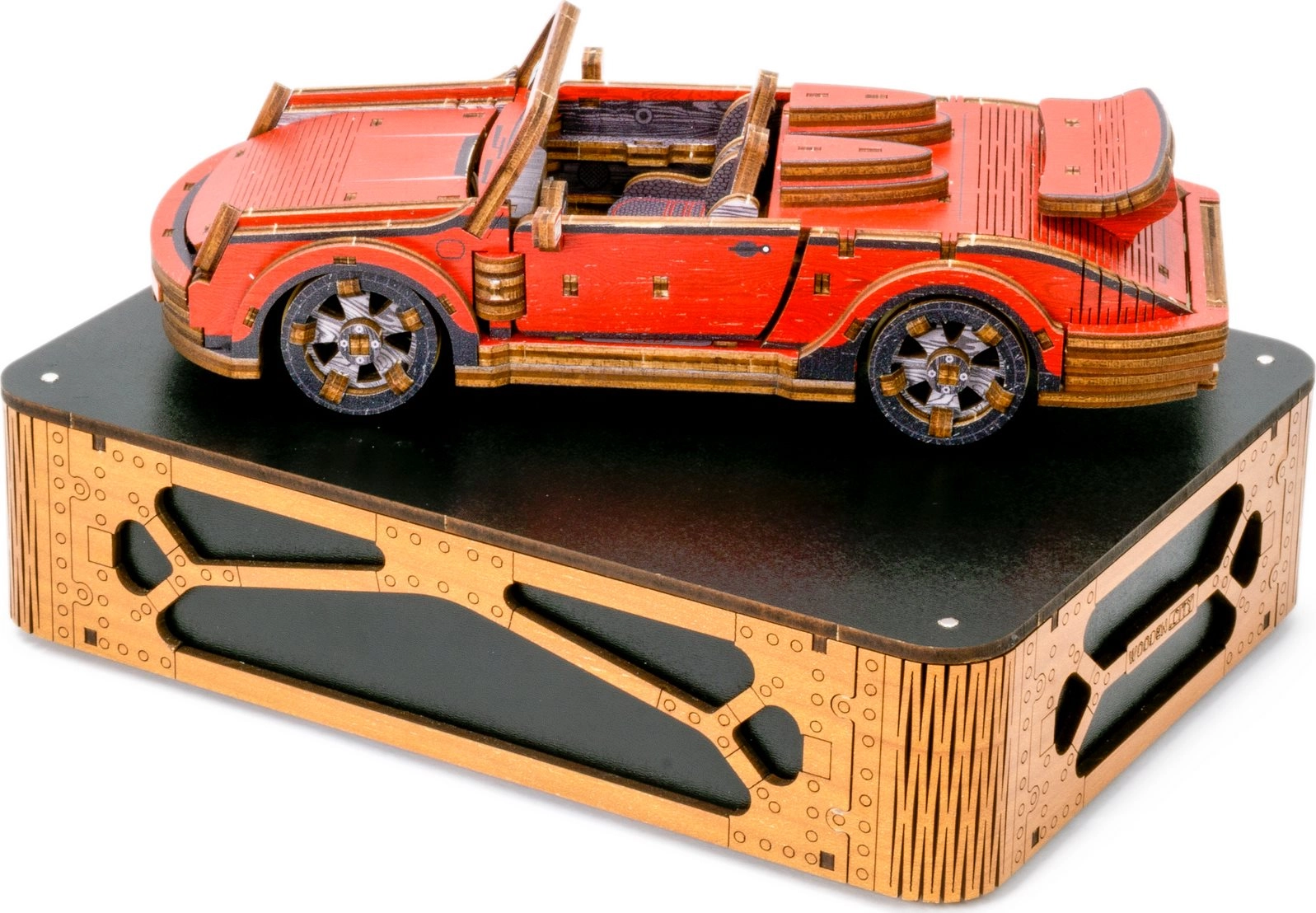 Dřevěné 3D puzzle sportovní auto – limitovaná edice