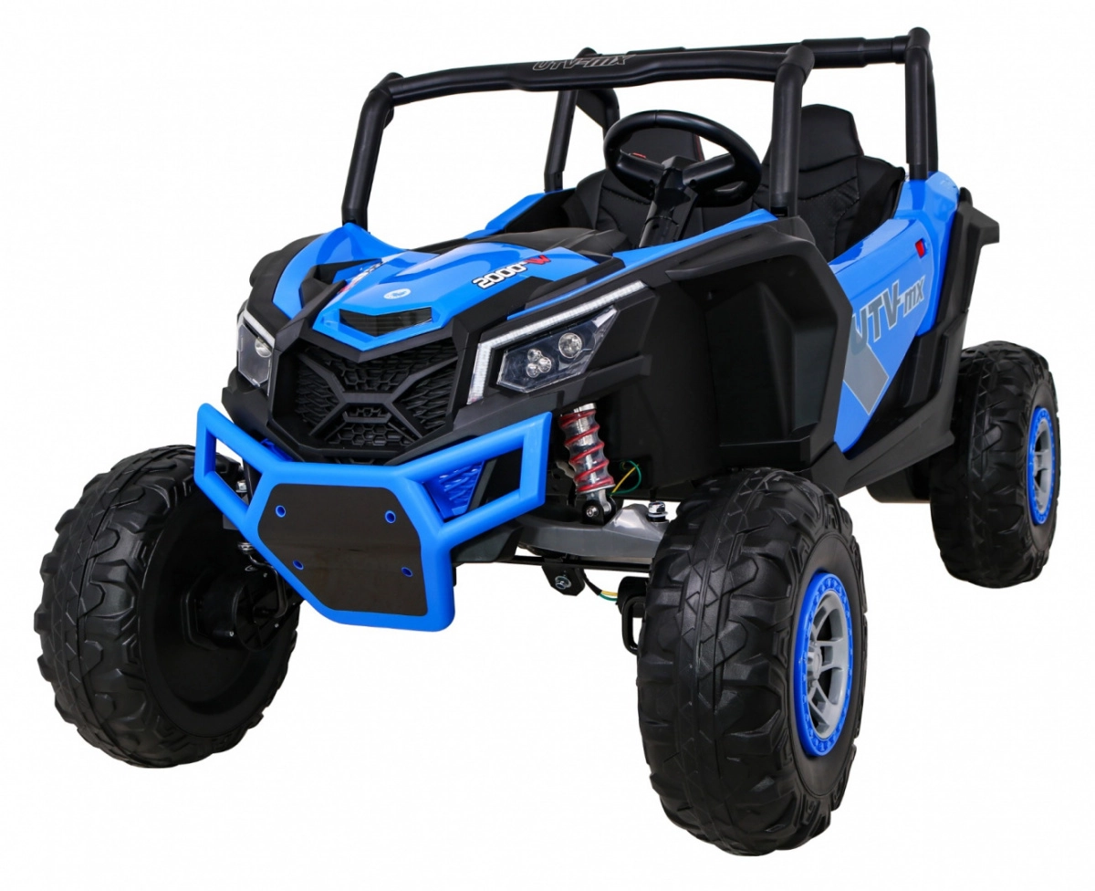 Levně Dětské elektrické buggy UTV s pohonem 4x4, 24 V, modré