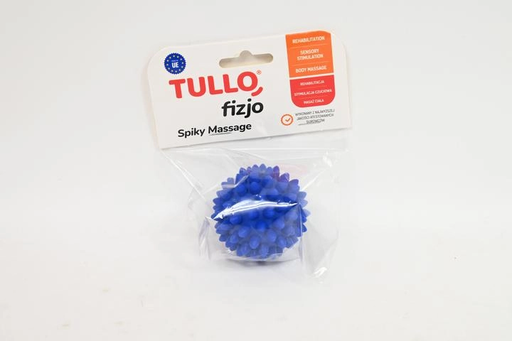 Fizjo rehabilitační masážní míček s výstupky 5,4 cm modrý