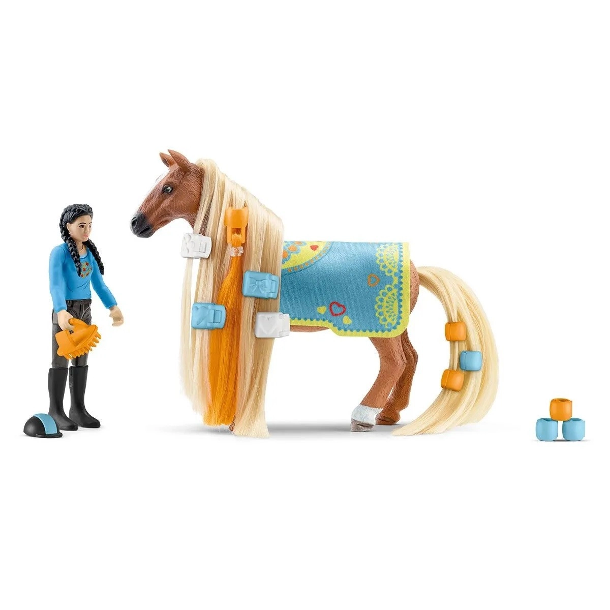 Levně Schleich 42585 Horse Club Sofia Kim a Caramelo