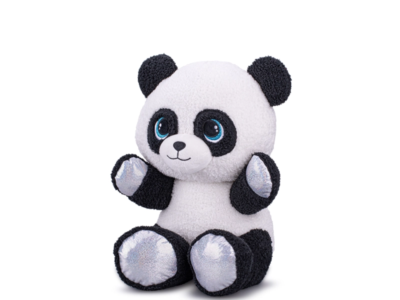 Plyšová sedící panda 16,5 cm