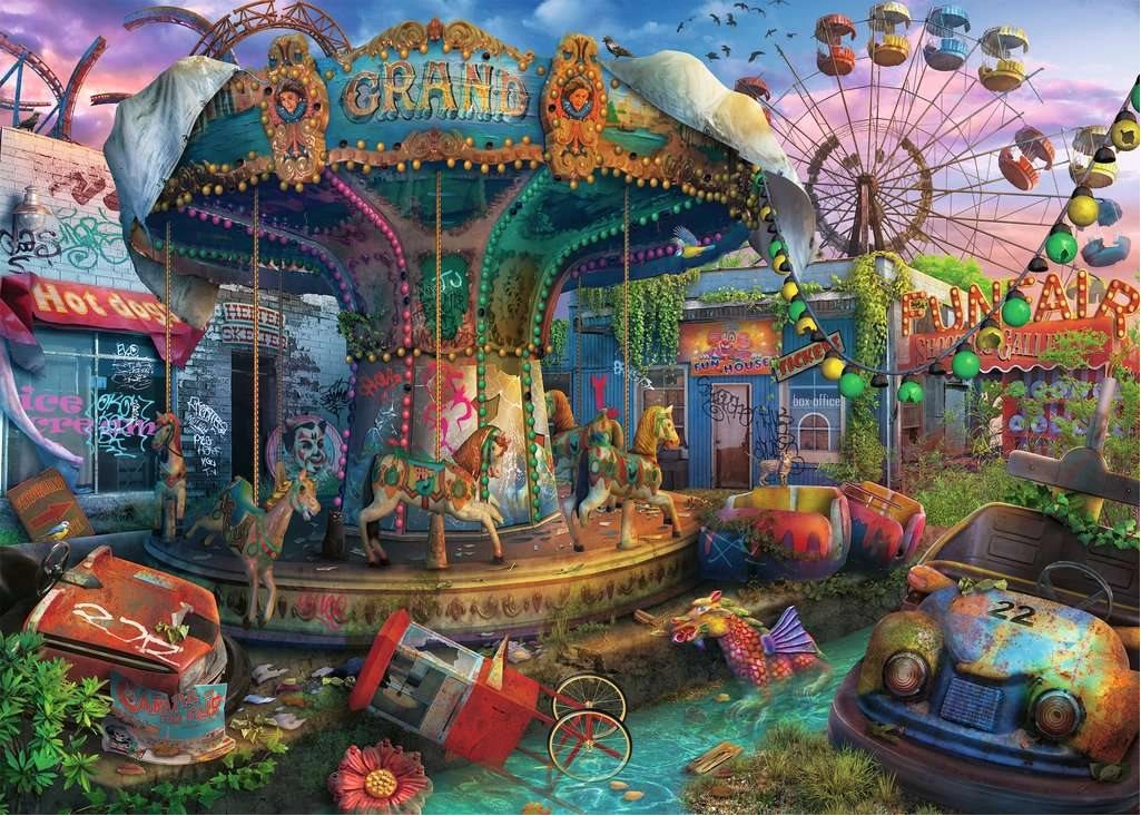 Ravensburger Puzzle Ponurý Karneval 1000 dílků
