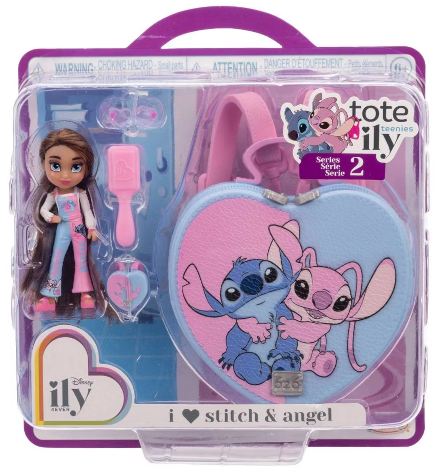 Disney ILY 4Ever mini panenka Stitch & Angel s doplňky