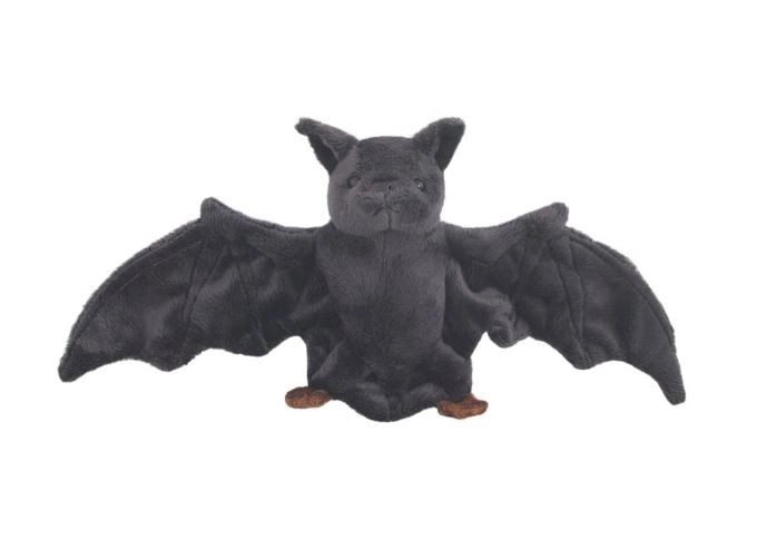 Maskot netopýra 35cm černý