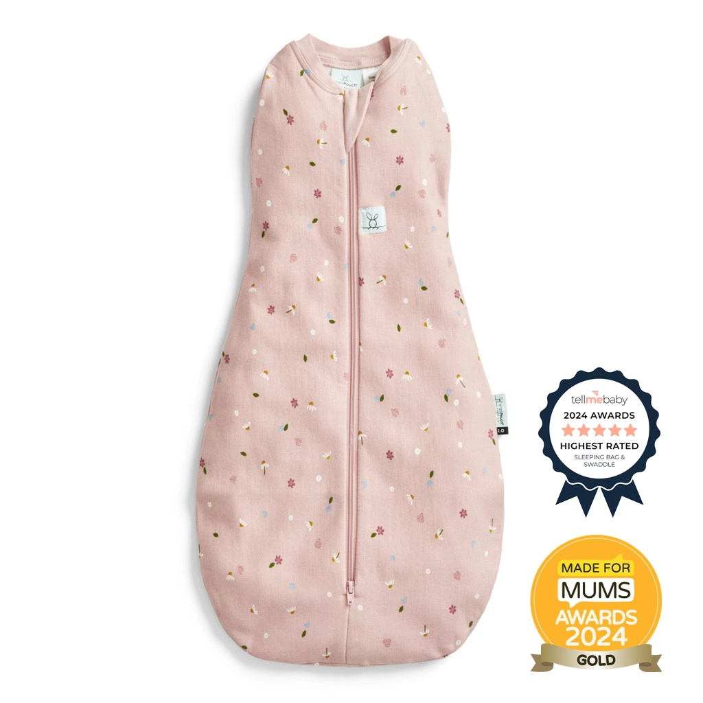 ERGOPOUCH Zavinovačka a vak na spaní 2v1 Cocoon Daisies