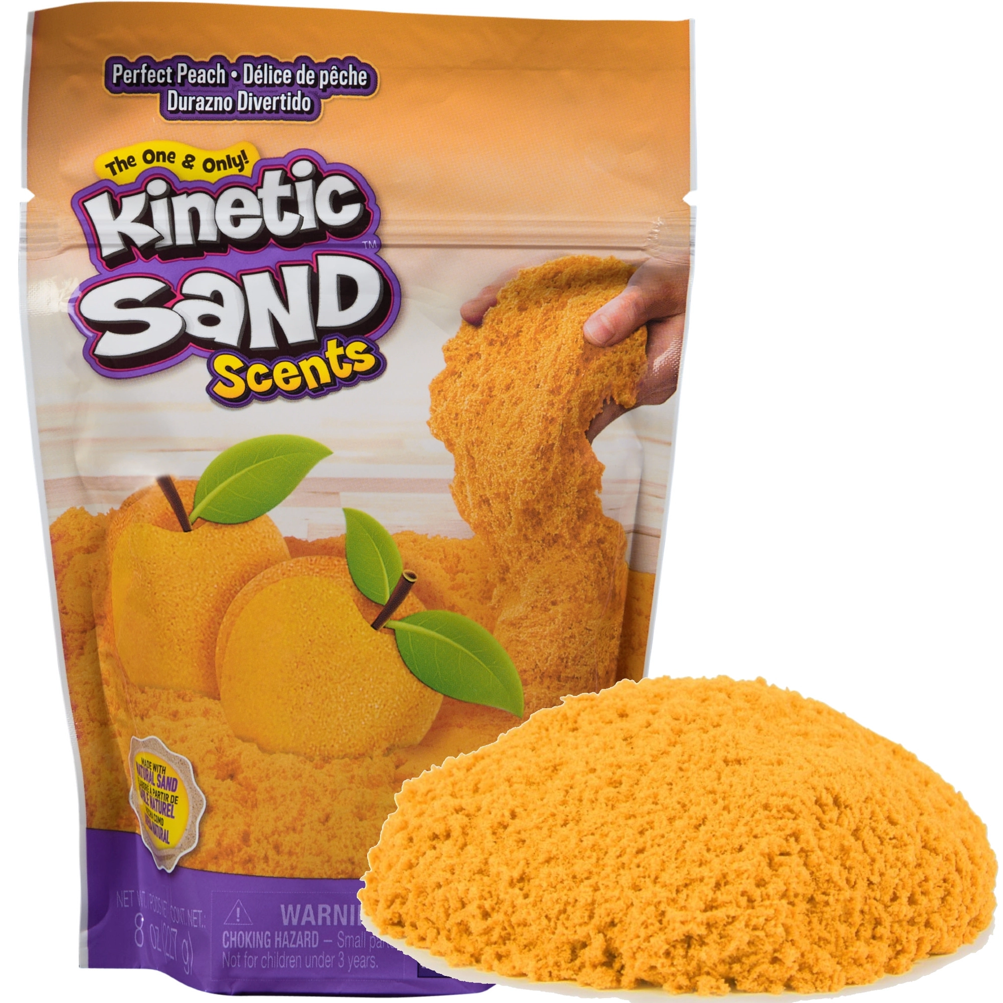 Kinetic Sand Scents voňavý kinetický písek broskev 227 g