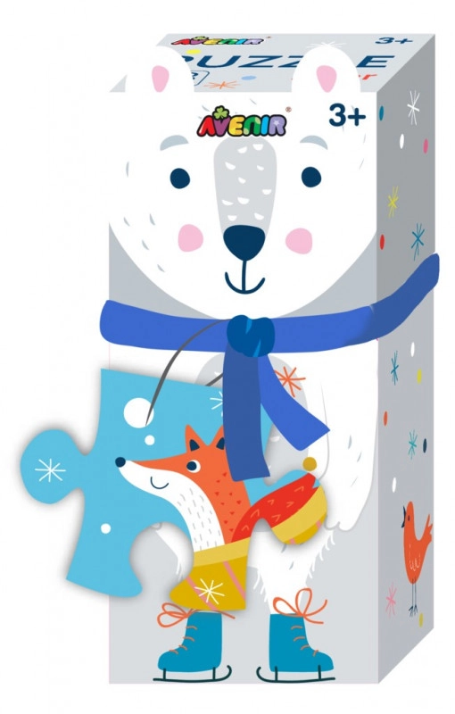 Puzzle 28 dílků – lední medvěd