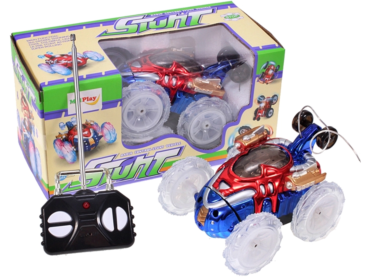 RC kaskadérské auto Tančící mimozemšťan se světly a zvuky