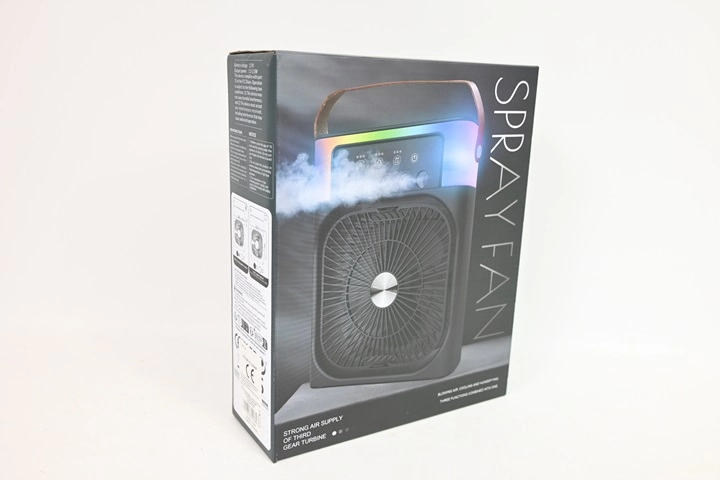 Mini USB ventilátor s rozprašovačem – 5 trysek