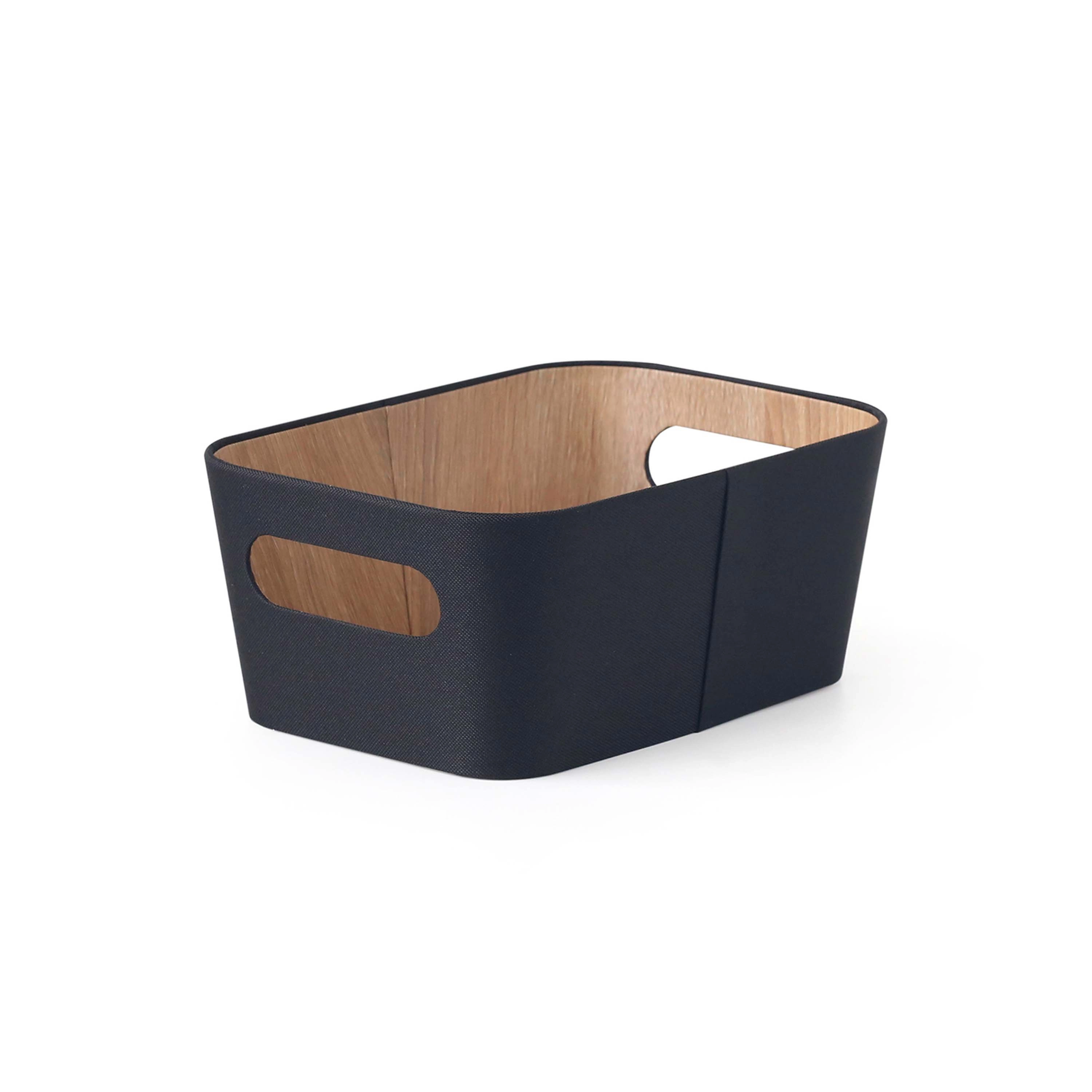 TORO Koš úložný 26 × 18 × 11 cm černý