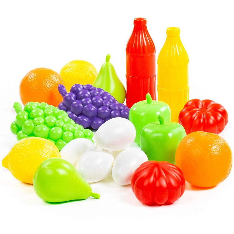 Sada plastových potravin pro dětskou kuchyňku