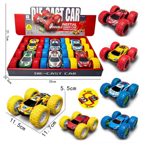 Kovové oboustranné auto 11,5 cm na setrvačník