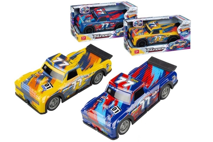Dětský pick-up se světly a jeřábem - 1 kus