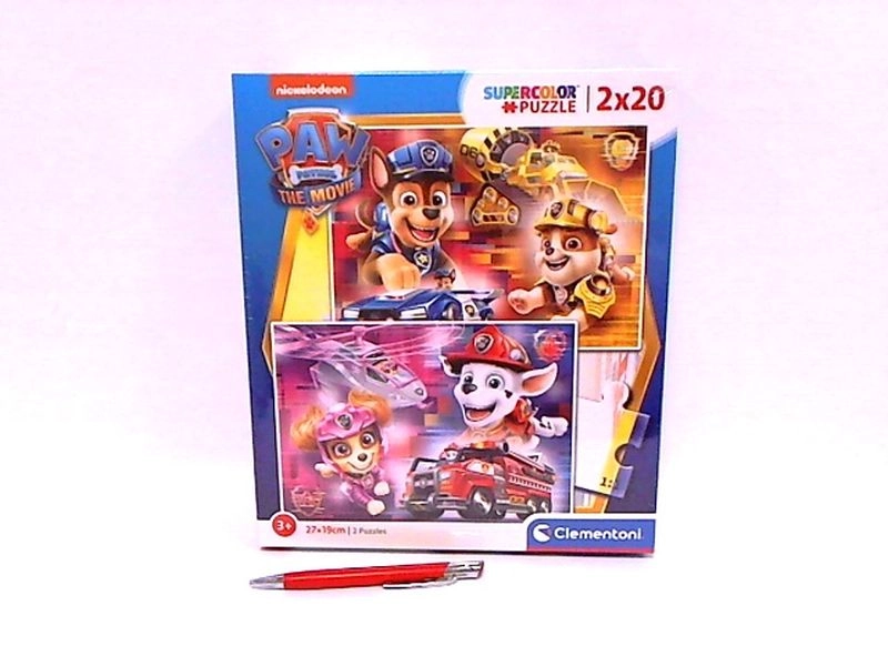 Clementoni puzzle 2×20 SuperColor Tlapková patrola